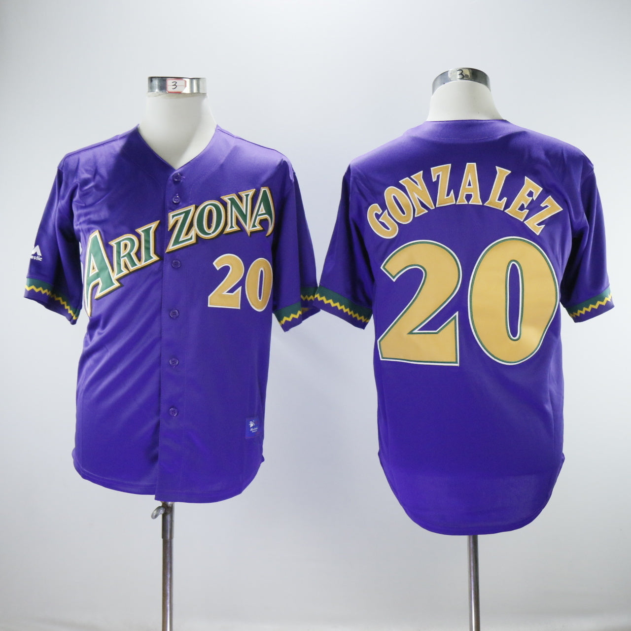 Arizona Diamondbacks #20 Luis Gonzalez Diamondbacks 20 Purple