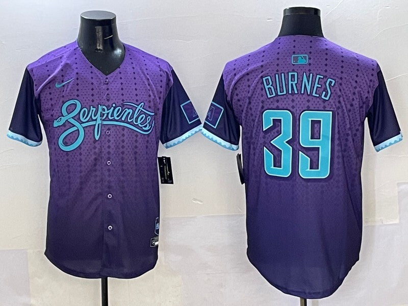 Arizona Diamondbacks #39 Corbin Burnes Diamondbacks Collaboration Style 4