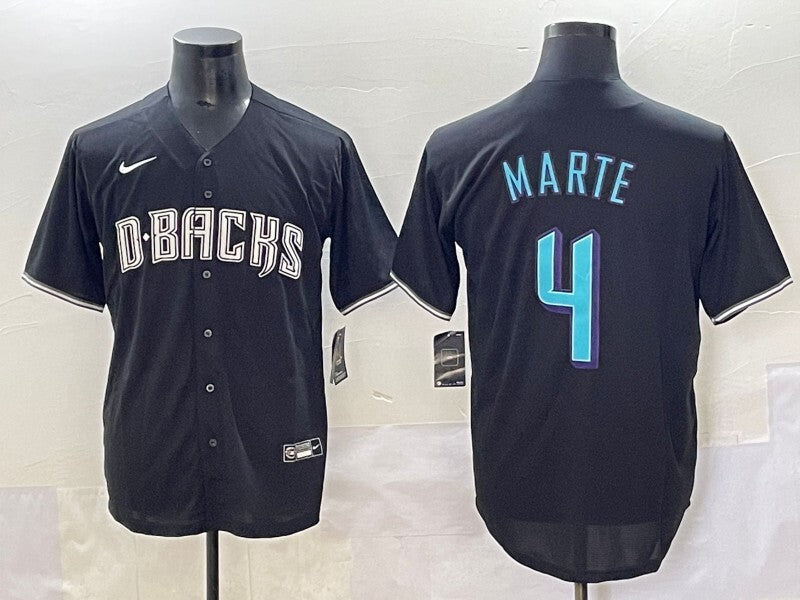 Arizona Diamondbacks #4 Ketel Marte Diamondbacks Collaboration Style 2