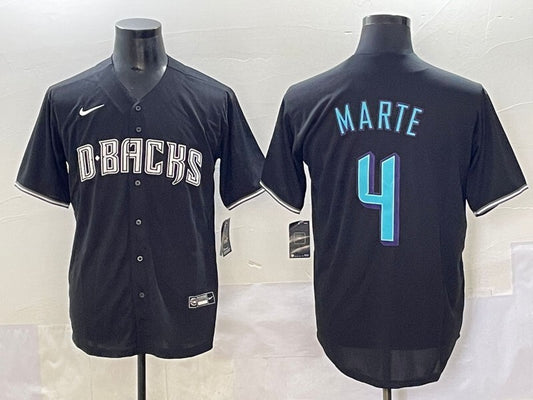 Arizona Diamondbacks #4 Ketel Marte Diamondbacks Collaboration Style 2
