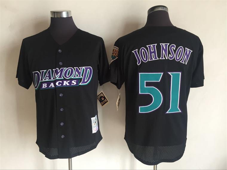 Arizona Diamondbacks #51 Randy Johnson Black