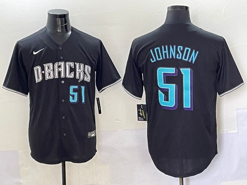 Arizona Diamondbacks #51 Randy Johnson Diamondbacks Collaboration Style 4