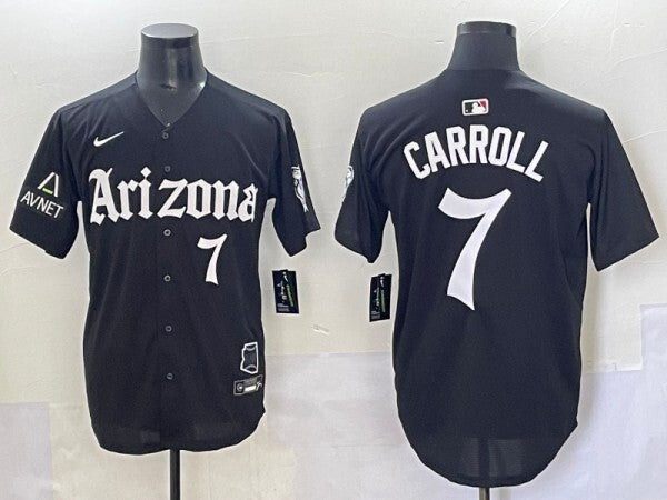 Arizona Diamondbacks #7 Corbin Carroll Diamondbacks 5 Collaboration Style 2