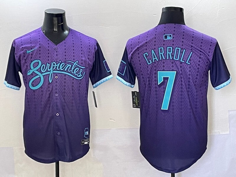 Arizona Diamondbacks #7 Corbin Carroll Diamondbacks Collaboration Style 2