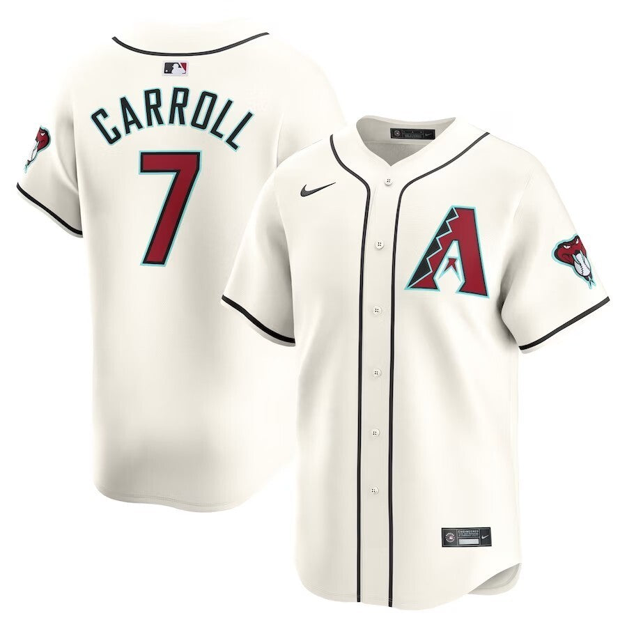 Arizona Diamondbacks #7 Corbin Carroll Home Limited Player Jersey - White