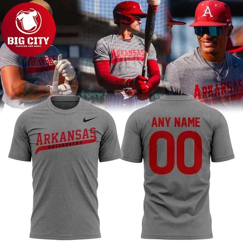 Arkansas Razorbacks Baseball 2026 Two Sided Shirt