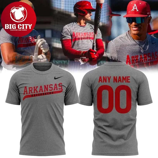 Arkansas Razorbacks Baseball 2026 Two Sided Shirt