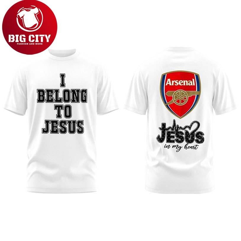 Arsenal I Belong To Jesus Two Sided Shirt