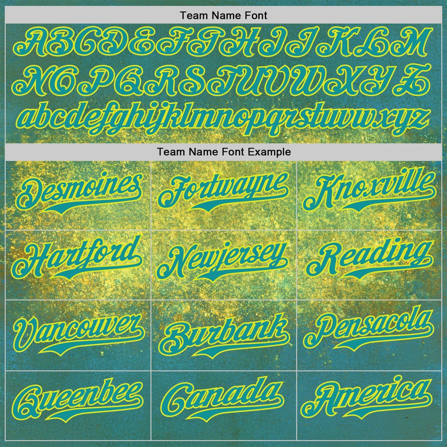 Custom Green Teal-Neon Yellow David Lozeau The Bee Authentic Baseball Jersey