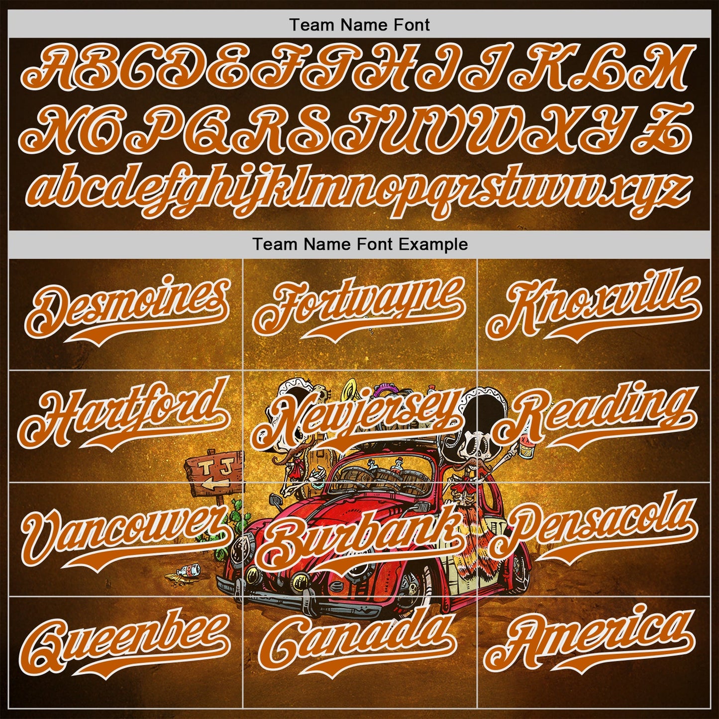 Custom Brown Texas Orange-White David Lozeau Border Bug Authentic Baseball Jersey