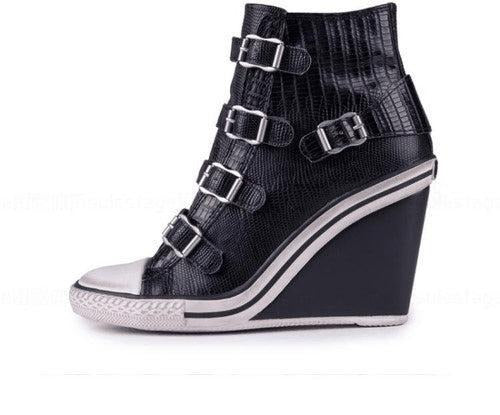 Ash Thelma Womens Wedge Sneaker Black Snake Print Leather 350587 Size EU35-38 T-Shirts, Hoodie, Sweatshirt | WearSparks.com