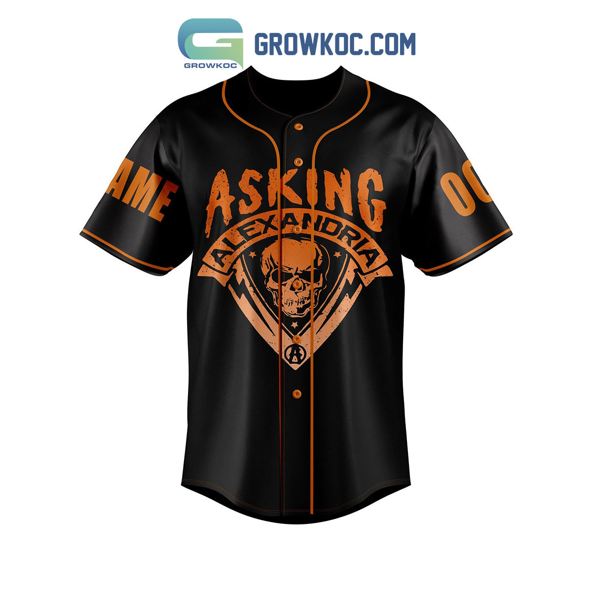Asking Alexandra Death Of Me Personalized Baseball Jersey