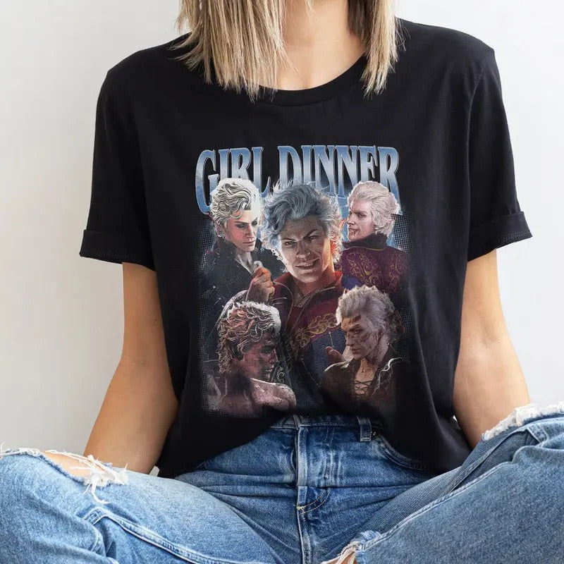 Astarion Baldurs Gate 3 Girl Dinner Vintage Shirt Sweatshirt Hoodie | WearSparks.com