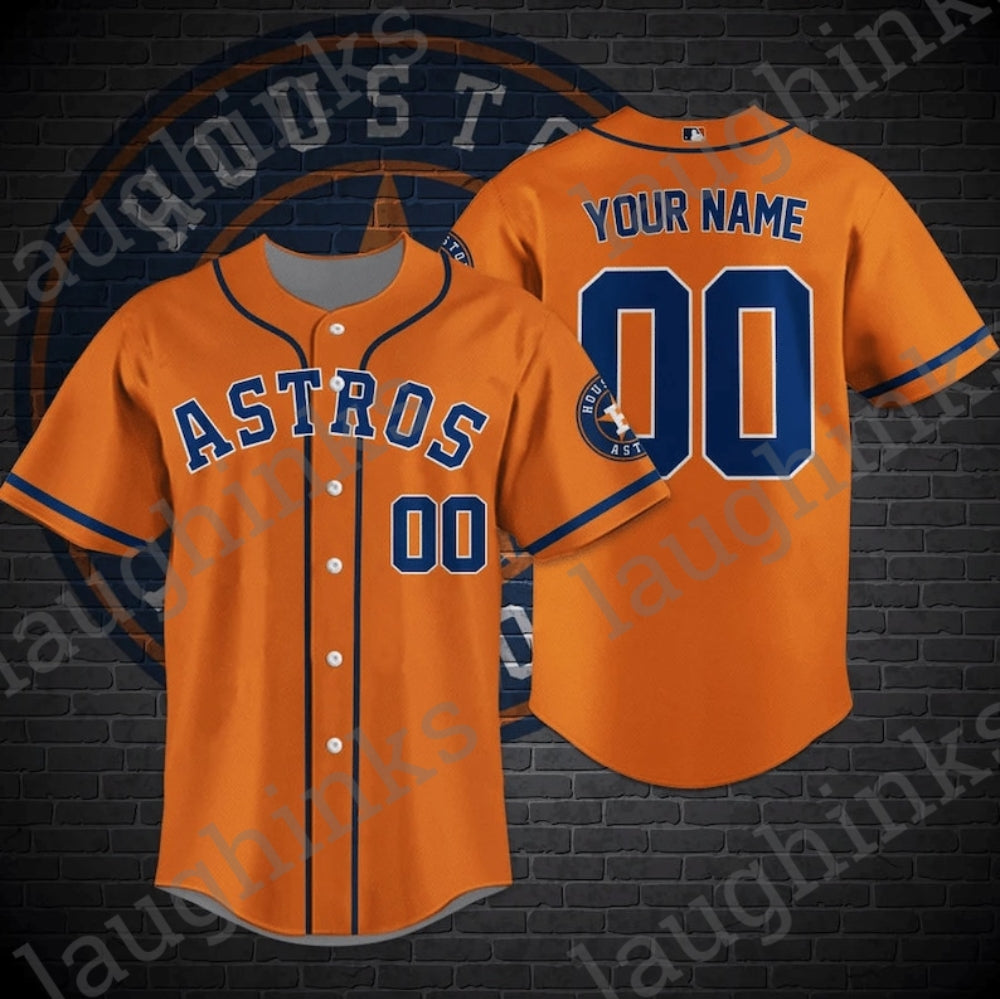 Astros Baseball Jersey Houston Astros Personalized Name And Number Shirts All Over Printed Mlb Astros Jersey 2023 Oxy Space City Jerseys NEW
