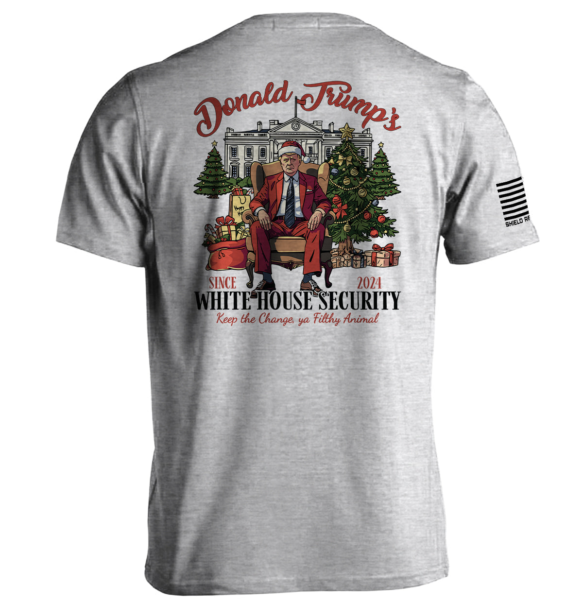 Donald Trump's White House Security Christmas T-Shirts, Hoodie, Sweatshirt | WearSparks.com (Image 1)