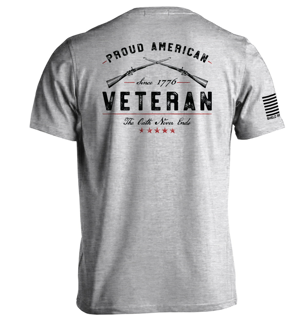Proud American Veteran The Oath Never Ends T-Shirts, Hoodie, Sweatshirt | WearSparks.com (Image 5)