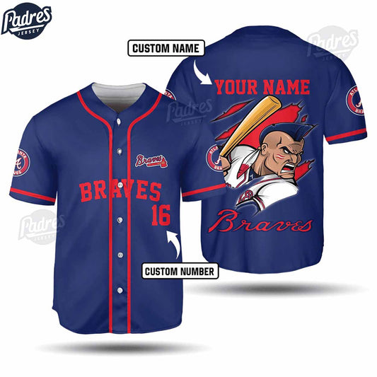 Atlanta Braves Custom MLB Baseball Jersey Gift - Padres Jersey Oasis: Elevate Your Baseball Style Game T-Shirts, Hoodie,...
