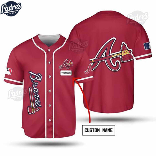 Atlanta Braves Custom Red Baseball Jersey Style - Padres Jersey Oasis: Elevate Your Baseball Style Game T-Shirts, Hoodie,...