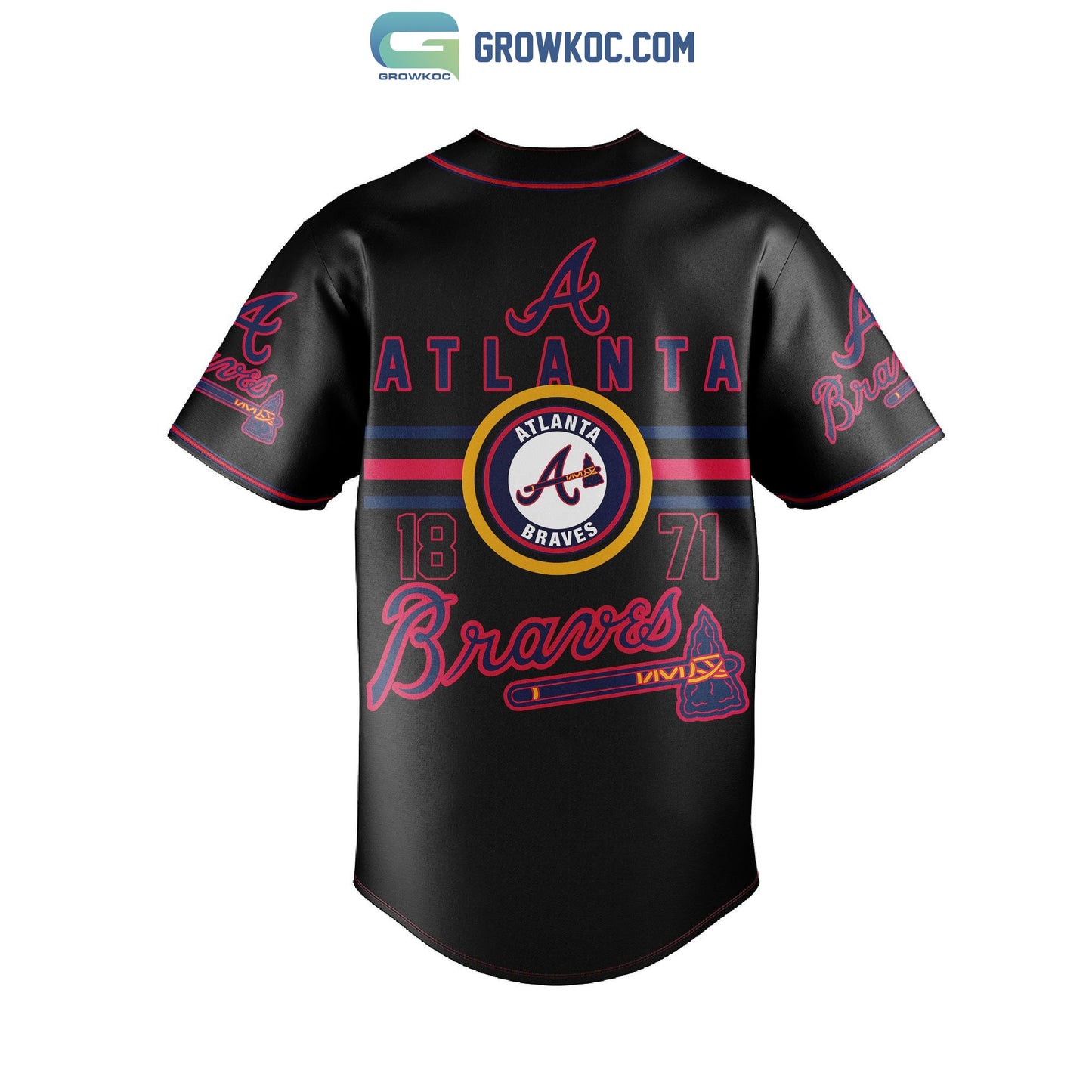 Atlanta Braves MLB 1871 Baseball Jersey