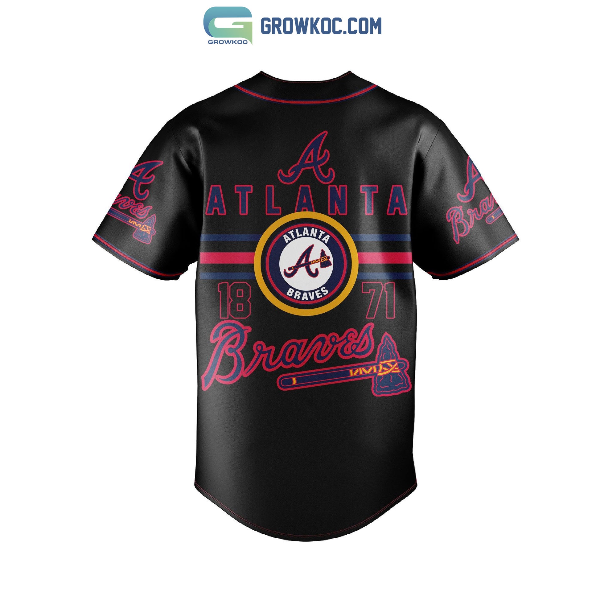 Atlanta Braves MLB 1871 Baseball Jersey