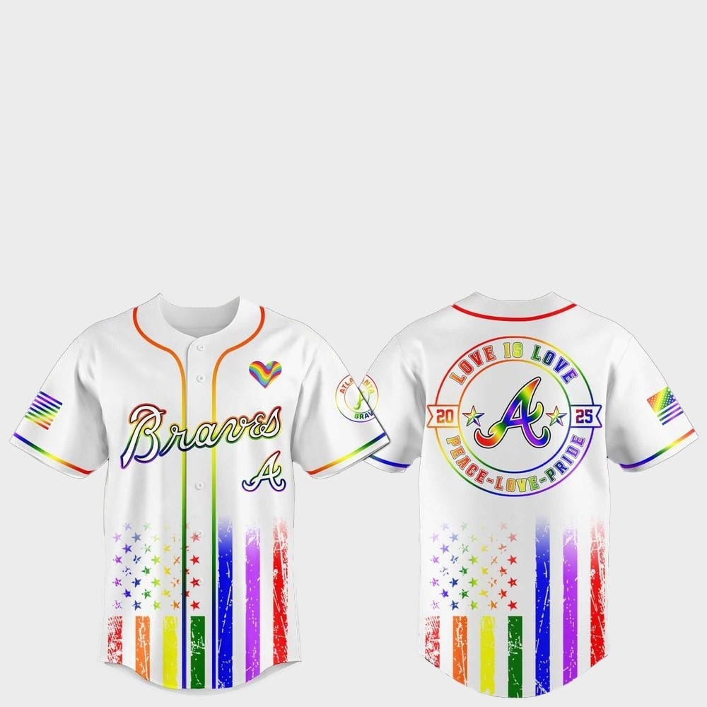 Atlanta Braves Pride Month Love Is Love 2025 Jersey - Grishko.com T-Shirts, Hoodie, Sweatshirt | WearSparks.com