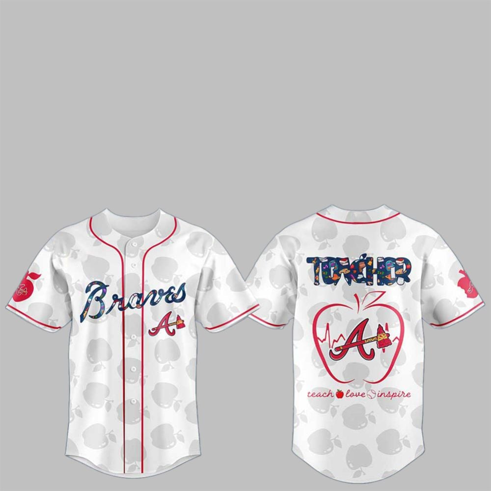 Atlanta Braves TEACHER NIGHT 2025 Jersey - Grishko.com T-Shirts, Hoodie, Sweatshirt | WearSparks.com (Image 2)