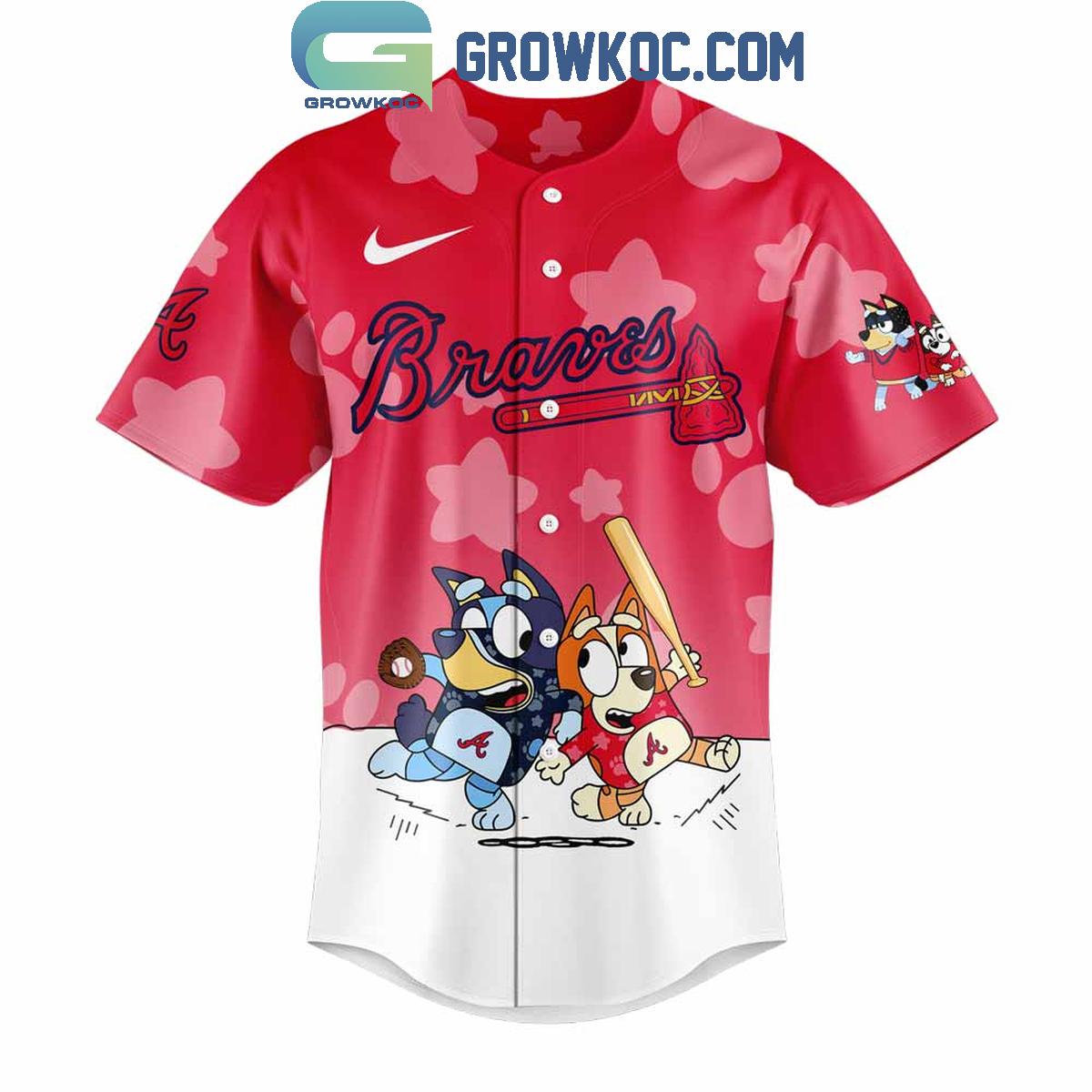 Atlanta Braves x Bluey and Bingo Baseball Jersey