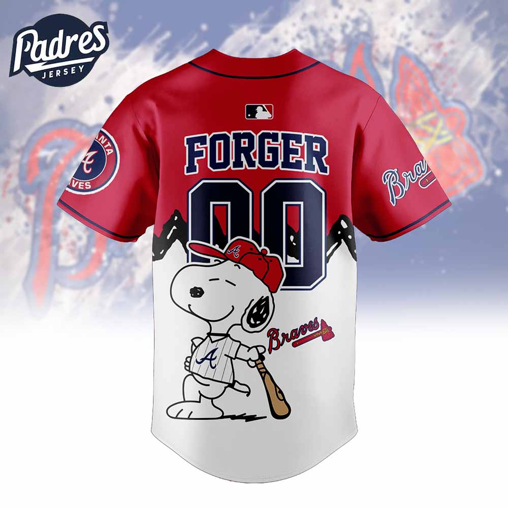 Atlanta Braves x Peanuts Personalized Baseball Jersey For Fans 2025 - Padres Jersey Oasis: Elevate Your... (Image 3)