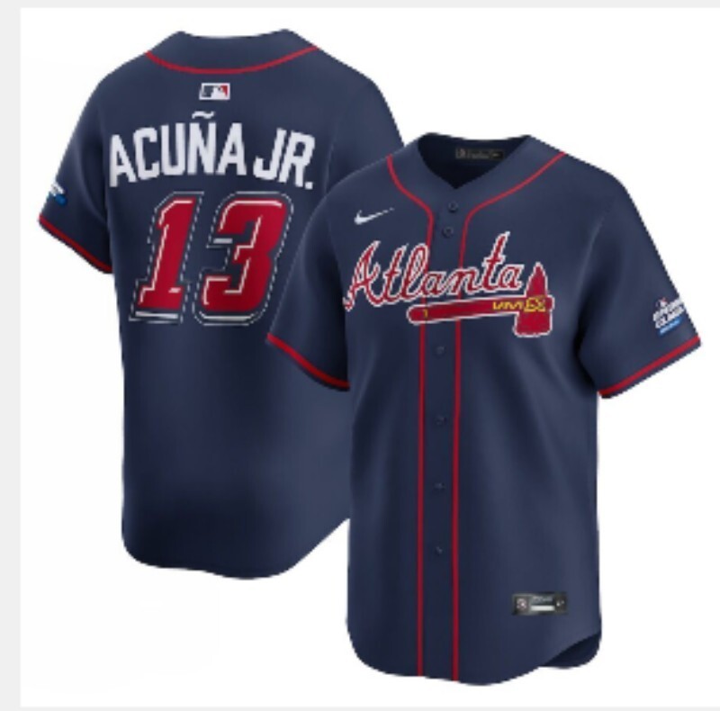 Atlanta Braves #13 Ronald Acuna Jr. Warriors Special Edition Style 3