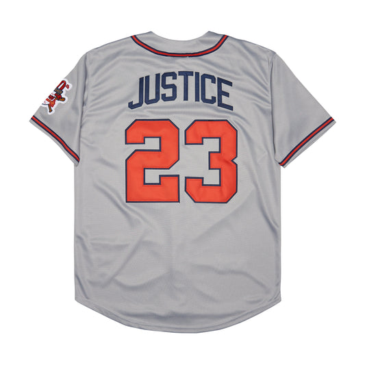 Atlanta Braves #23 David Justice Style 1