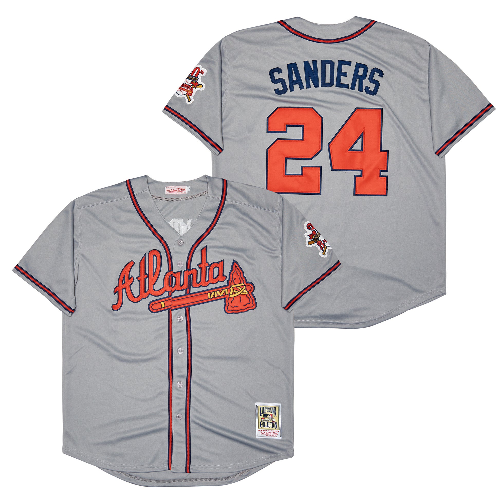 Atlanta Braves #24 Deion Sanders Style 1
