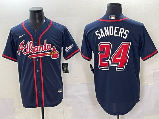 Atlanta Braves #24 Deion Sanders Warriors Special Edition