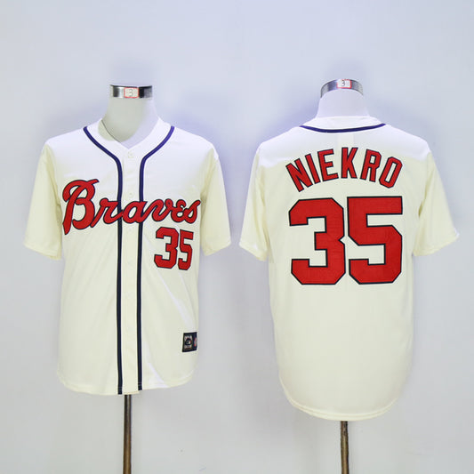 Atlanta Braves #35 Warriors 35 Off-White Retro Edition