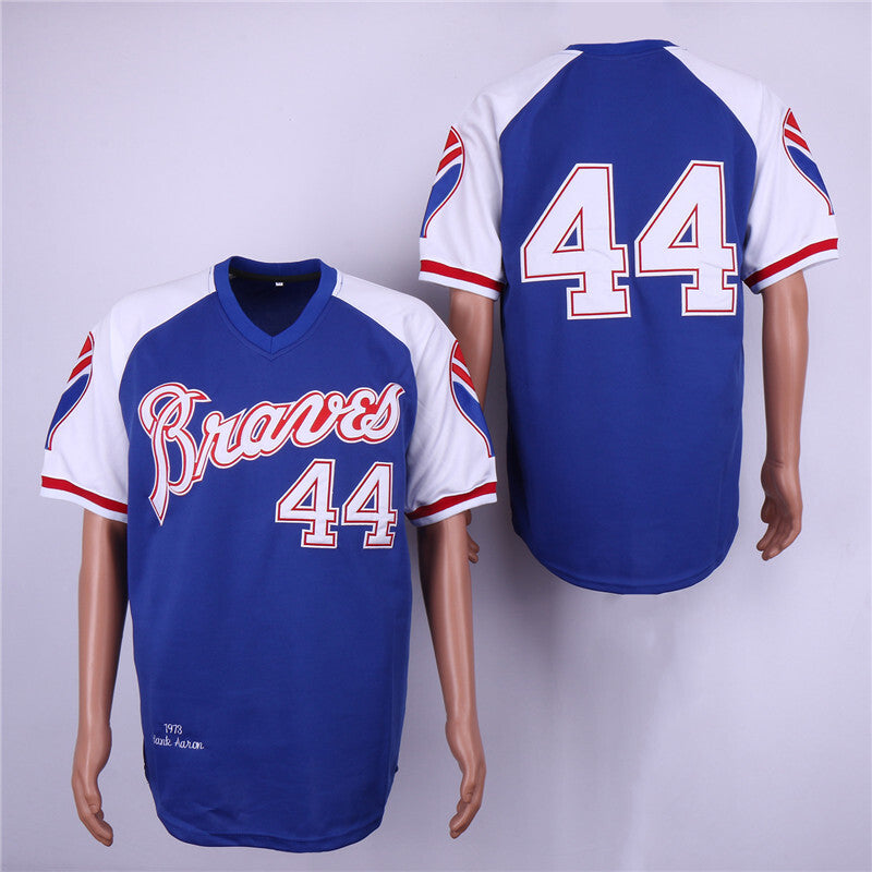 Atlanta Braves #44 Warriors 44 Blue Retro