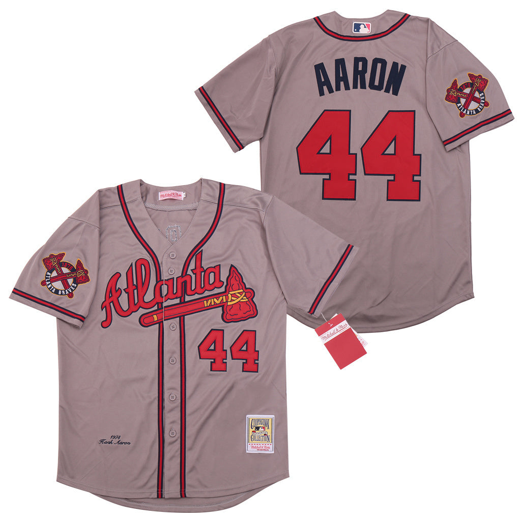Atlanta Braves #44 Warriors 44 Gray 1974 Retro