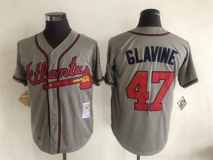 Atlanta Braves #47 Glavine Style 1