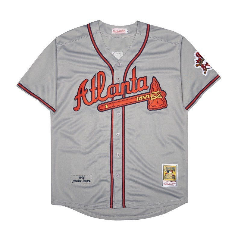 Atlanta Braves #8 JAVIER LOPEZ Style 2