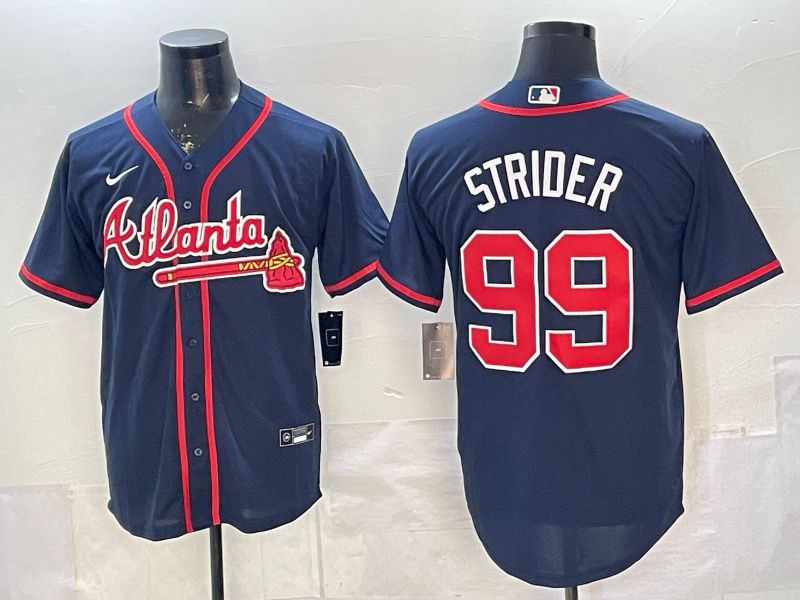 Atlanta Braves #99 Spencer Strider Warriors Special Edition Style 2