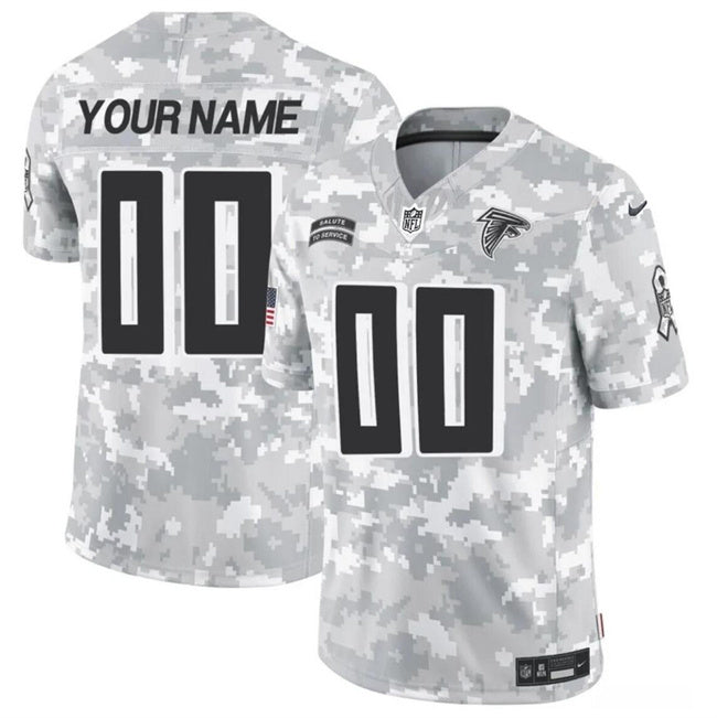 Atlanta Falcons Active Player Custom 2024 F.U.S.E Arctic Camo Salute To Service