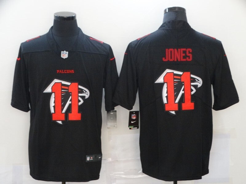 Atlanta Falcons #11 Julio Jones Black Shadow 786