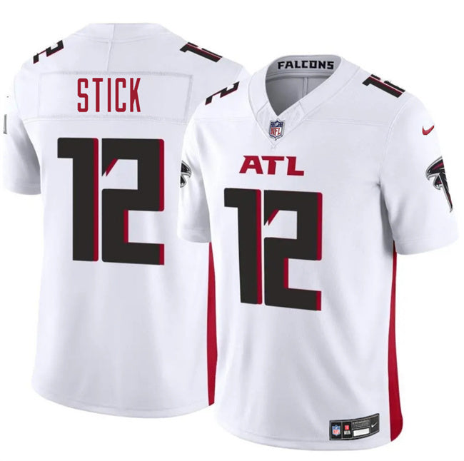Atlanta Falcons #12 Easton Stick White 2025 F.U.S.E. Vapor Untouchable Limited