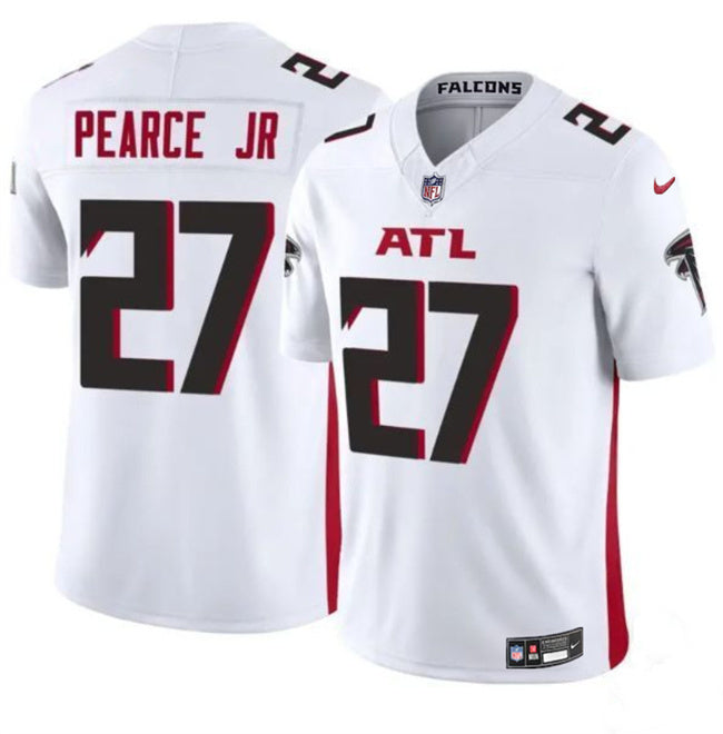 Atlanta Falcons #27 James Pearce Jr White 2025 Draft F.U.S.E. Vapor Untouchable