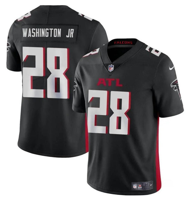 Atlanta Falcons #28 Carlos Washington Jr Black Vapor Untouchable Limited