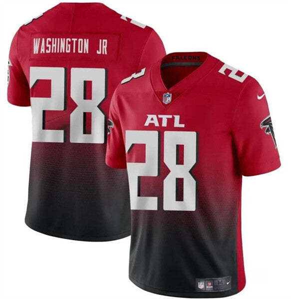 Atlanta Falcons #28 Carlos Washington Jr Red Black Vapor Untouchable