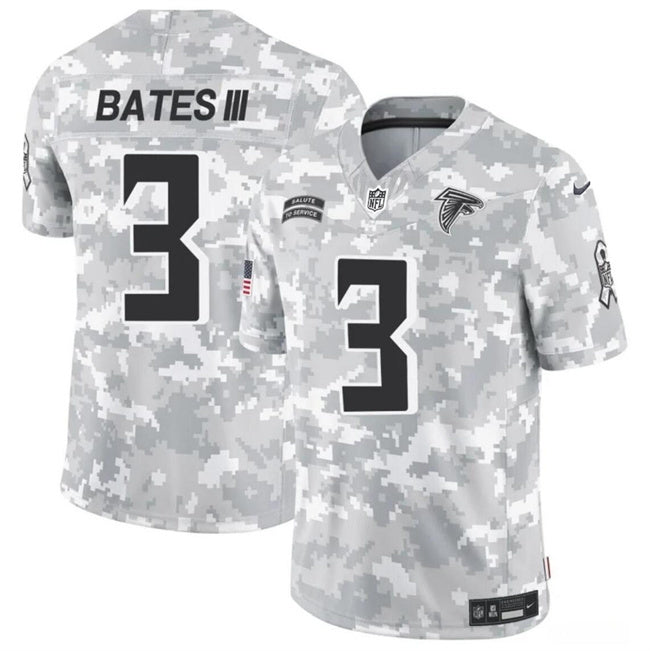 Atlanta Falcons #3 Jessie Bates III 2024 F.U.S.E Arctic Camo Salute To Service Limited