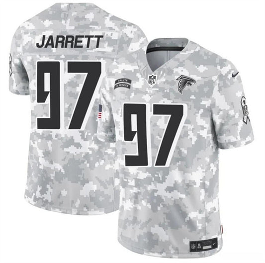 Atlanta Falcons #97 Grady Jarrett 2024 F.U.S.E. Arctic Camo Salute to