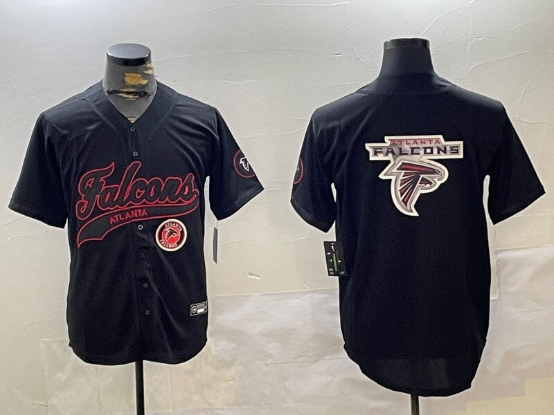 Atlanta Falcons #9 Michael Penix Jr. Black Collaboration Style 3