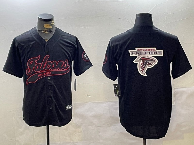 Atlanta Falcons #9 Michael Penix Jr. Black Collaboration Style 4