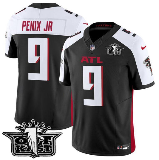 Atlanta Falcons #9 Michael Penix Jr. Black Outkast F.U.S.E. Vapor Untouchable Limited