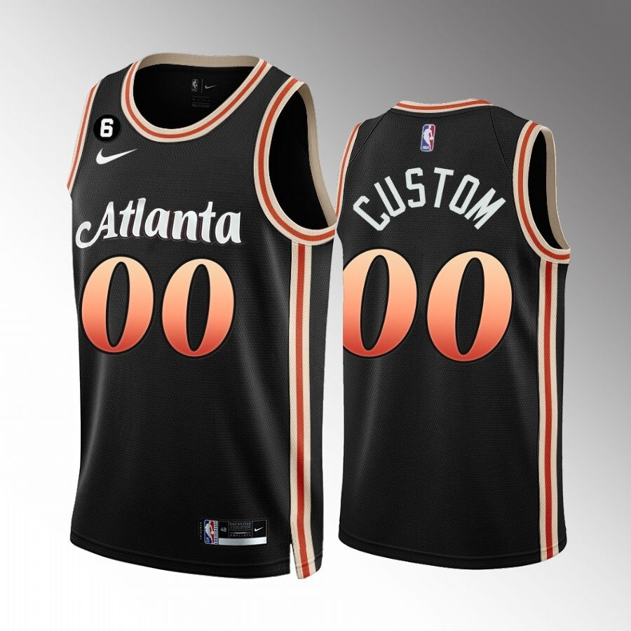 Atlanta Hawks custom-black-city-edition-2022-23-jersey